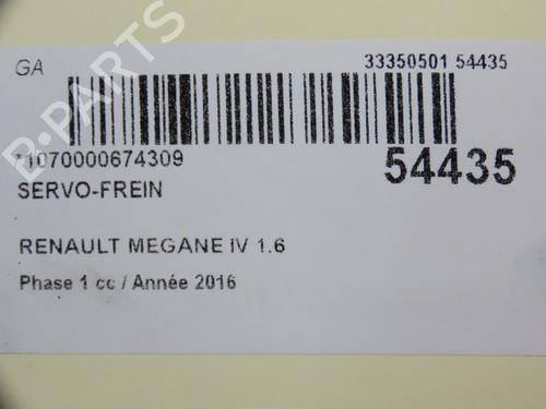 Used Servo brake Servo brake RENAULT MEGANE IV Hatchback (B9A/M/N_) 1.6 dCi 130 (B9A4) (130 hp) 30606511 30606511