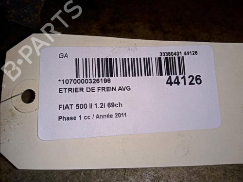 Left front brake caliper FIAT 500 (312_) 1.2 (312AXA1A) | BP14878470M105 