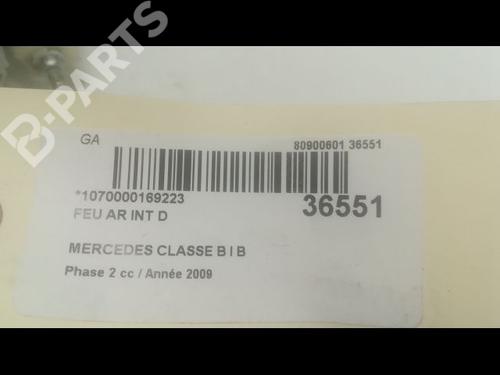 Right tailgate light MERCEDES-BENZ B-CLASS Sports Tourer (W245) B 180 CDI (245.207) | BP9601902C80 