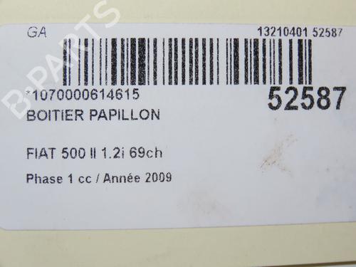 Throttle body FIAT 500 (312_) 1.2 (312AXA1A) | BP28828769M82 - Image 7