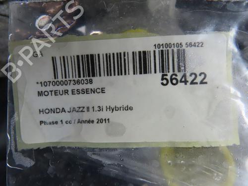 Used Engine Engine HONDA JAZZ III (GE_, GG_, GP_, ZA_) 1.3 HYBRID (GP1) (102 hp) 40110562 40110562