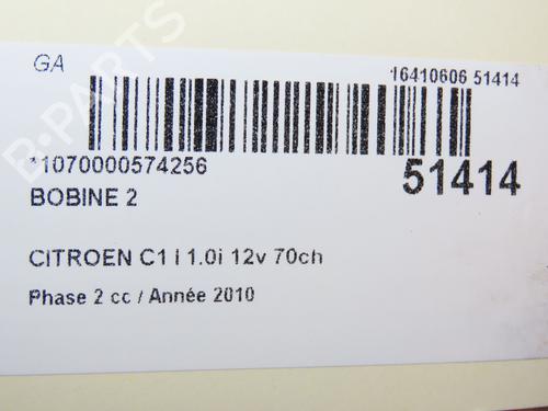 Ignition coil CITROËN C1 (PM_, PN_) 1.0 | BP22751152M94