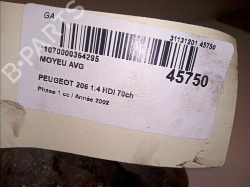 Used Right front steering knuckle PEUGEOT 206 Hatchback (2A/C) 1.4 HDi eco 70 (68 hp) 14876392