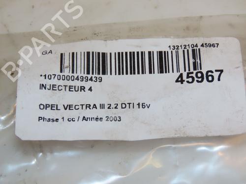 Injector OPEL VECTRA C GTS (Z02) 2.2 DTI 16V (F68) | BP16825662M100 