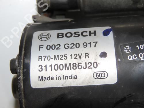 Used Starter Starter SUZUKI SWIFT IV (FZ, NZ) 1.3 DDiS (AZG413D, ZC02S, ZC92S) (75 hp) 33998695 33998695