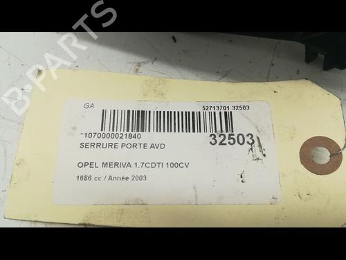 front-right-lock-opel-meriva-a-mpv-x03-17-cdti-e75-24434885-2003-2004-2005-2006-2007-2008-2009-2010-9592765 main image