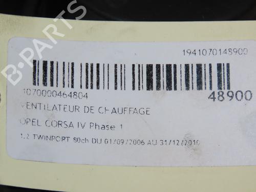 Heater blower motor OPEL CORSA D (S07) 1.2 (L08, L68) | BP18129625M62 