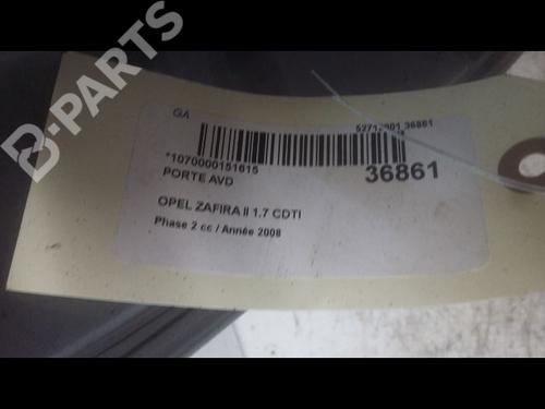 Right front door OPEL ZAFIRA / ZAFIRA FAMILY B (A05) 1.7 CDTI (M75) | BP9600726C3 