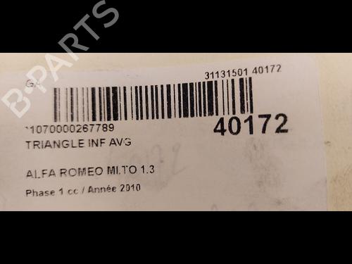 Used Left front suspension arm ALFA ROMEO MITO (955_) 1.3 MultiJet (955AXP1A, 955AYC1A) (95 hp) 14876496