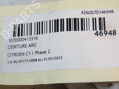 Rear left belt tensioner CITROËN C1 (PM_, PN_) 1.0 | BP16832939C89 