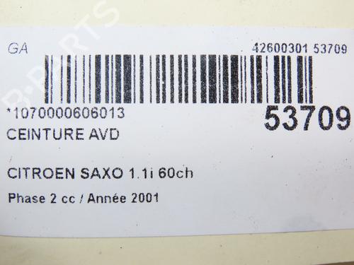 Front right belt tensioner CITROËN SAXO (S0, S1) 1.1 X, SX | BP28968141C88 
