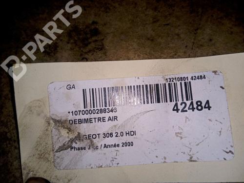 Mass air flow sensor PEUGEOT 306 Hatchback (7A, 7C, N3, N5) 2.0 HDI 90 | BP10053171M95 