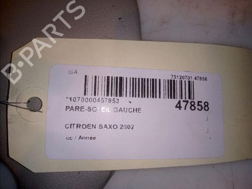 left-sun-visor-citroen-saxo-s0-s1-16-8143ga-1996-1997-1998-1999-2000-2001-2002-2003-2004-14951961 main image