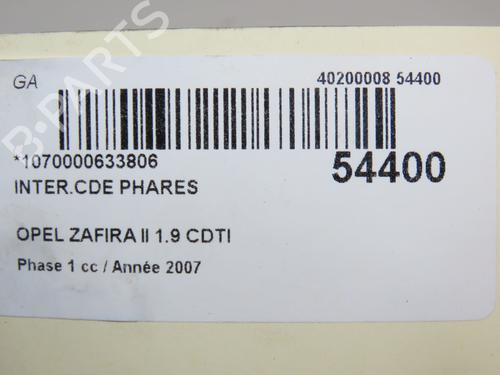 Comando luci OPEL ZAFIRA / ZAFIRA FAMILY B (A05) 1.9 CDTI (M75) (120 hp) 30652511