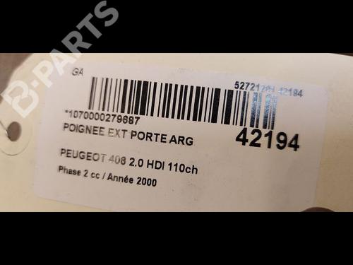 Rear left exterior door handle PEUGEOT 406 (8B) 2.0 HDI 110 | BP9614023C130 