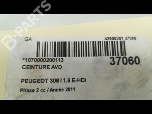 Front right belt tensioner PEUGEOT 308 I (4A_, 4C_) 1.6 HDi | BP9603870C88 