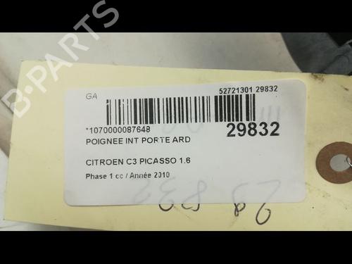 Højre bagtil invendig håndtag CITROËN C3 Picasso (SH_) 1.6 HDi (90 hp) 23176806