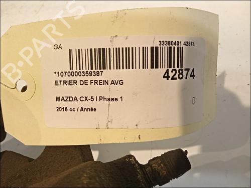 Left front brake caliper MAZDA CX-5 (KE, GH) 2.2 D AWD (KE102) | BP14878417M105