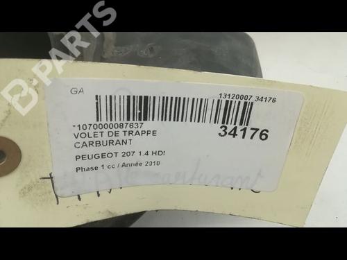 Fuel flap PEUGEOT 207 (WA_, WC_) 1.4 HDi | BP9596594C131 