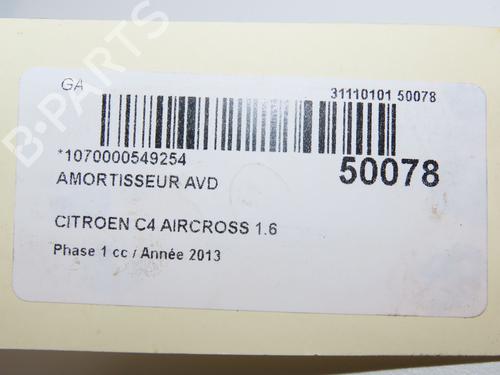 Right front shock absorber CITROËN C4 AIRCROSS 1.6 HDi 115 | BP29318749M17 