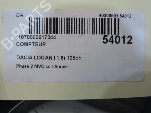 Instrument cluster DACIA LOGAN MCV (KS_) 1.6 16V Hi-Flex | BP33836431C47 - Image 6