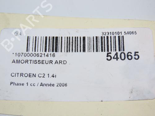 Højre bagtil støddæmper CITROËN C2 (JM_) 1.4 (73 hp) 29195986