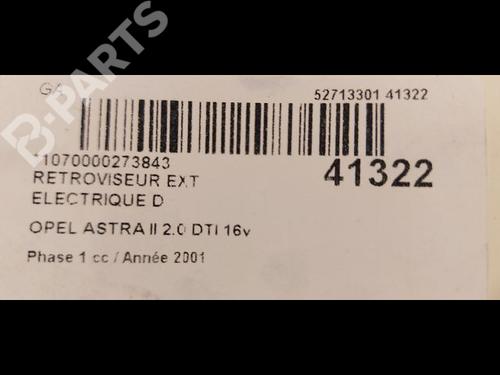 Right mirror OPEL ASTRA G Hatchback (T98) 2.0 DTI 16V (F08, F48) | BP9613102C27 