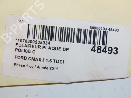 Licence plate light FORD C-MAX II (DXA/CB7, DXA/CEU) 1.6 TDCi | BP16781471I40 