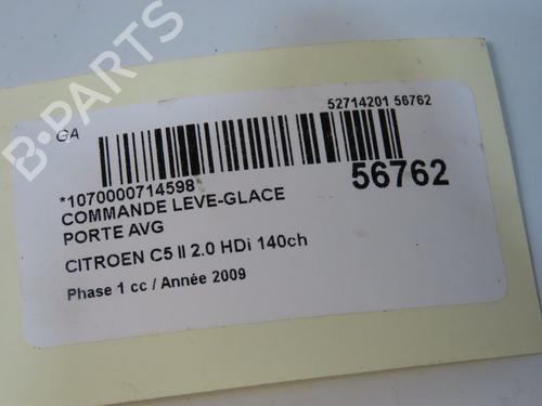 Left front window switch CITROËN C5 III (RD_) 2.0 HDi 140 (RDRHF8, RDRHFA, RDRHA8, RDRHAJ) | BP36427237I27 - Image 6
