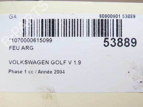 Left taillight VW GOLF V (1K1) 1.9 TDI | BP28832818C34 