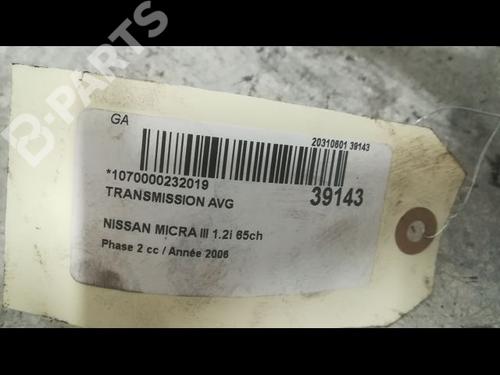 Left front driveshaft NISSAN MICRA III (K12) 1.2 16V | BP9607892M38 