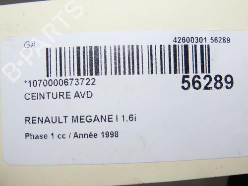 Used Front right belt tensioner RENAULT MEGANE I Coach (DA0/1_) 1.6 e (DA0F) (90 hp) 31155115