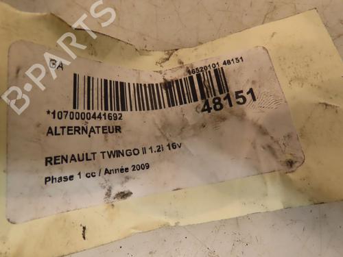 Alternator RENAULT TWINGO II (CN0_) 1.2 16V (CN0K, CN0V, CN0A) | BP23172094M7 - Image 5