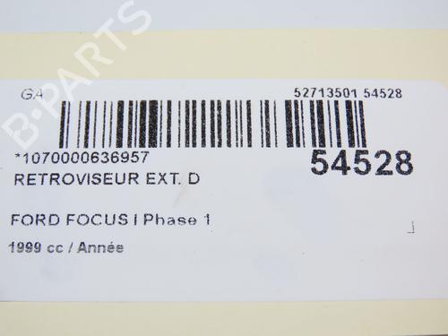 Retrovisor derecho FORD FOCUS I (DAW, DBW) 1.4 16V (75 hp) 29196008