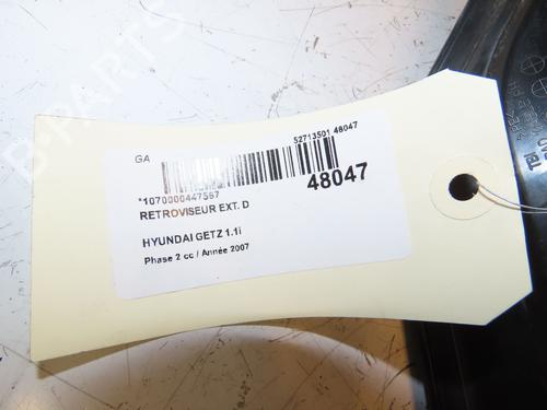 Right mirror HYUNDAI GETZ (TB) 1.1 | BP17037501C27 