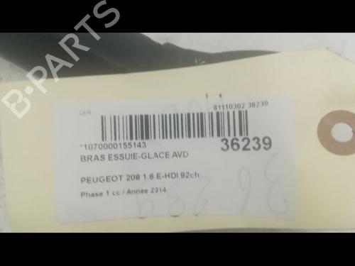 Front windshield wiper arm PEUGEOT 208 I (CA_, CC_) 1.6 HDi | BP14881119C143 