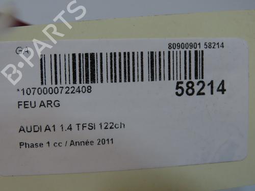 Left taillight AUDI A1 (8X1, 8XK) 1.4 TFSI | BP36495906C34 - Image 5