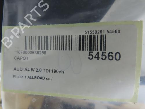 Motorhjelm AUDI A4 B9 (8W2, 8WC) 2.0 TDI | BP31284238C1 