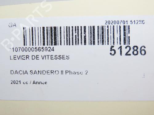 Gear lever DACIA SANDERO III 1.0 TCe 90 | BP20340062M90