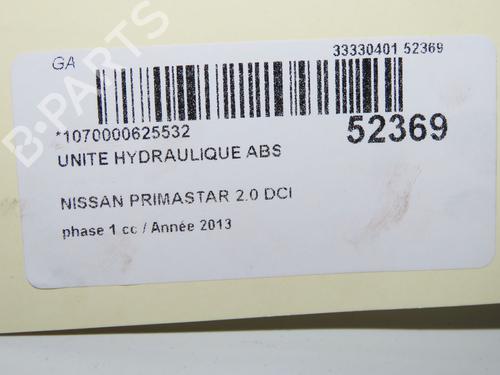 Used ABS pump NISSAN PRIMASTAR Van (X83) 2.0 dCi 115 (114 hp) 31274349