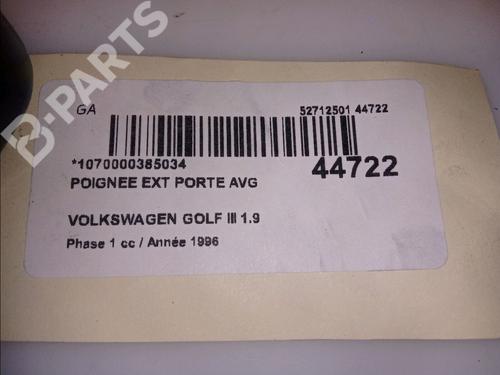 Front left exterior door handle VW GOLF III (1H1) 1.9 TDI | BP11102335C128 
