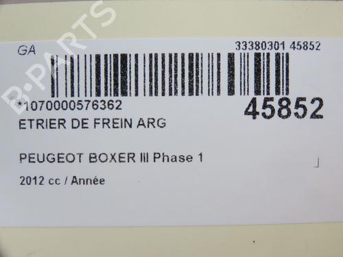 Left rear brake caliper PEUGEOT BOXER Van 2.2 HDi 130 | BP24358824M107