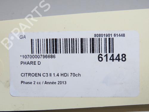 right-headlight-citroen-c3-ii-sc_-2009-40274046 main image
