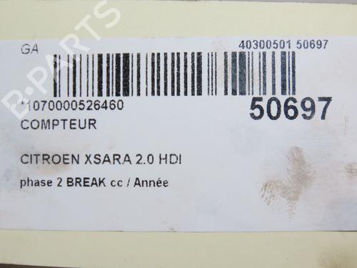 Kombiinstrument CITROËN XSARA Break (N2) 2.0 HDI 90 (90 hp) 28830446