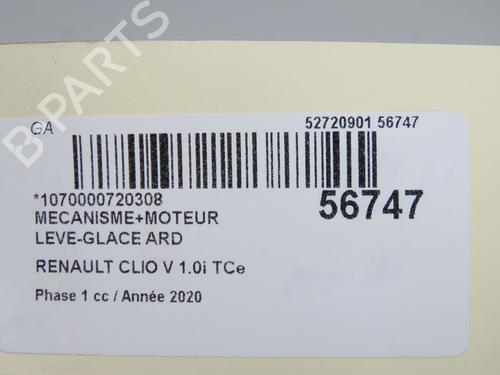 Rear right window mechanism RENAULT CLIO V (B7_) 1.0 LPG (B7MT) | BP33188212C25 - Image 6