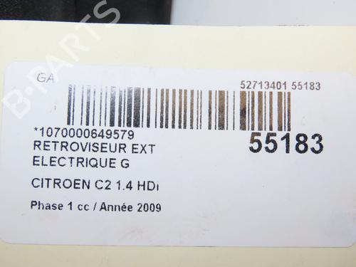 left-mirror-citroen-c2-jm_-2003-2004-2005-2006-2007-2008-2009-2010-2011-2012-2013-2014-2015-2016-2017-29551205 main image