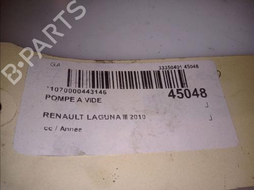 Used Vacuum pump RENAULT LAGUNA III (BT0/1) 2.0 dCi (BT07, BT0J, BT14, BT1A, BT1S) (131 hp) 14950824
