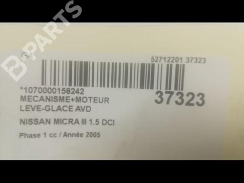 Front right window mechanism NISSAN MICRA III (K12) 1.5 dCi | BP9601160C23 