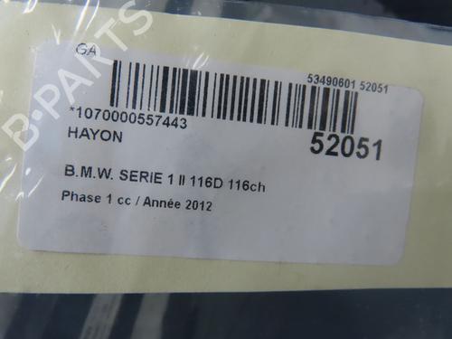 Tailgate BMW 1 (F20) 116 d | BP22524688C6