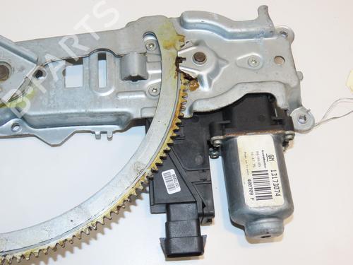 Rudehejsemekanisme Højre foran OPEL CORSA C (X01) 1.2 Twinport (F08, F68) (80 hp) 28831126